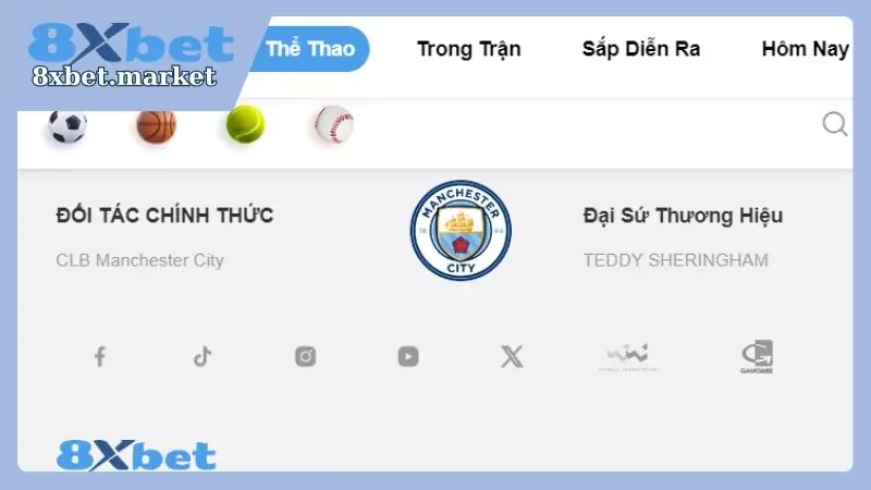 Lý do Manchester City và 8XBet hợp tác với nhau